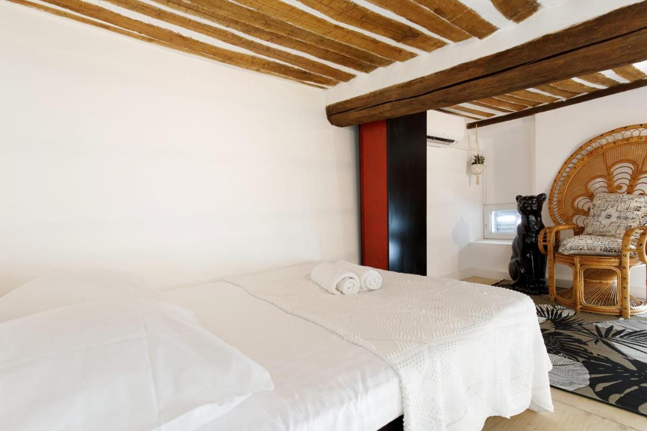 Apartamento Superb Air-Conditioned Loft In The Heart Of Viel Antibes Exterior foto
