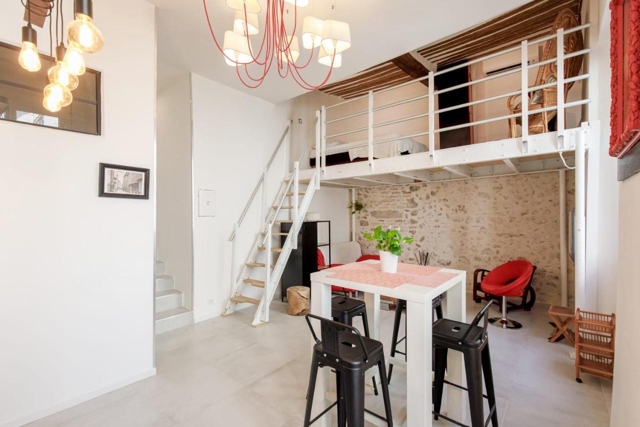 Apartamento Superb Air-Conditioned Loft In The Heart Of Viel Antibes Exterior foto